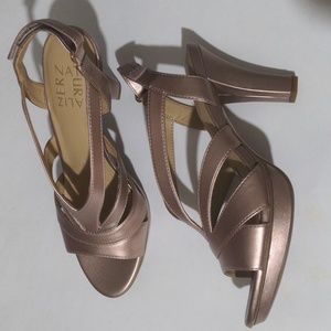 Naturalizer Women's Delfina Rose Gold High Heels. Size 7 W NWOT
